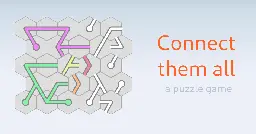 Hexagonal pipes puzzles